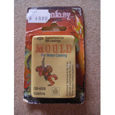 GB-6518 Goblins - Mould for Metal Casting (moule de figurines en plomb Prince August)