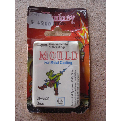 OR-6521 Orcs - Mould for Metal Casting (moule de figurines en plomb Prince August) 001