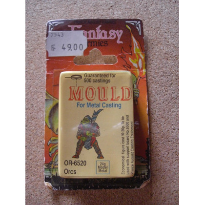 OR-6520 Orcs - Mould for Metal Casting (moule de figurines en plomb Prince August) 001