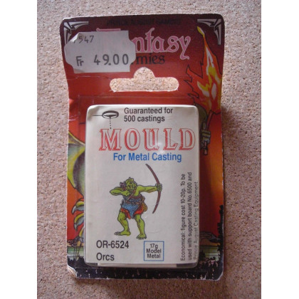 OR-6524 Orcs - Mould for Metal Casting (moule de figurines en plomb Prince August) 001