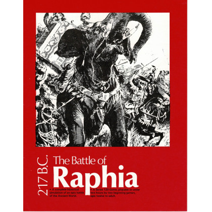 The Battle of Raphia 217 B.C. - Series 120 Games (wargame de GDW en VO) 001