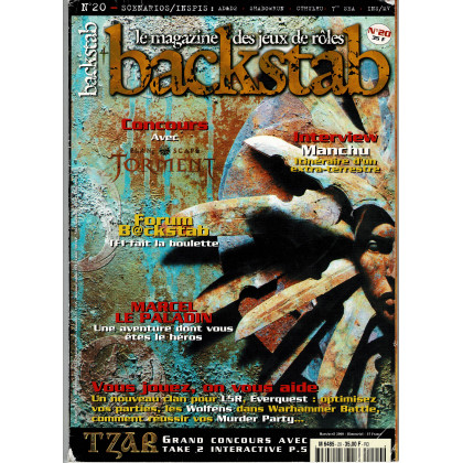 Backstab N° 20 (le magazine des jeux de rôles) 003