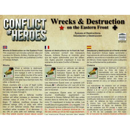Conflict of Heroes - Wrecks & Destruction (wargame Asyncron en VF) 001