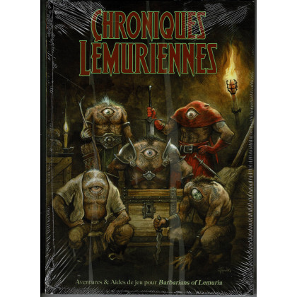 Chroniques Lémuriennes DECLASSE - Ecran, carte Lémurie et livre (jdr Barbarians of Lemuria Mythic en VF) 002