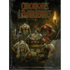 Chroniques Lémuriennes DECLASSE - Ecran, carte Lémurie et livre (jdr Barbarians of Lemuria Mythic en VF)