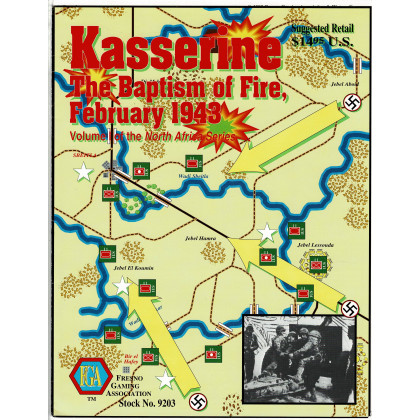 Kasserine - The Baptism of Fire, February 1943 (wargame ziplock de FGA en VO) 001