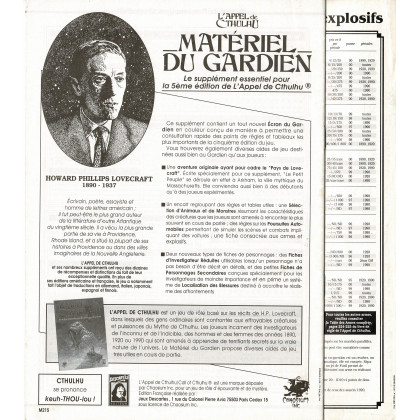 Matériel du Gardien (jdr L'Appel de Cthulhu 5e édition en VF) 009