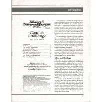 HHQ4 Cleric's Challenge (jdr AD&D 2e édition en VO) 002