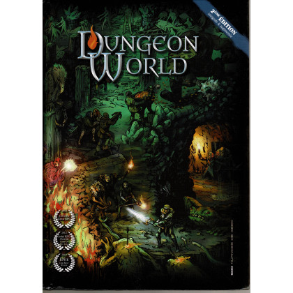 Dungeon World - Livre de base 2ème édition (jdr de 500 Nuances de Geek en VF) 001