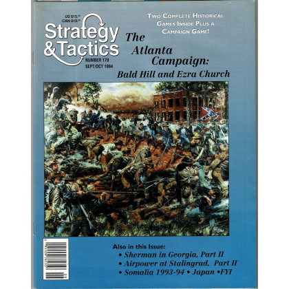 Strategy & Tactics N° 170 - The Atlanta Campaign (magazine de wargames en VO) 001
