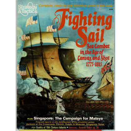 Strategy & Tactics N° 85 - Fighting Sail (magazine de wargames en VO) 001