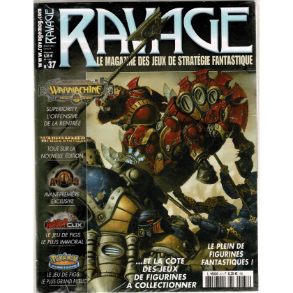 Ravage N° 37 (le Magazine des Jeux de Stratégie Fantastique) 003