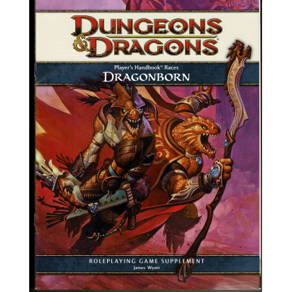 Player's Handbook Races - Dragonborn (jdr Dungeons & Dragons 4 en VO) 001