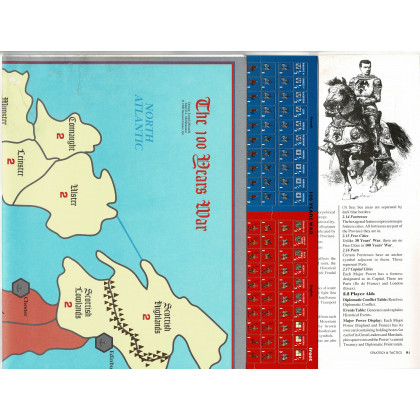 Strategy & Tactics N° 177 - The Hundred Years' War (magazine de wargames en VO) 001