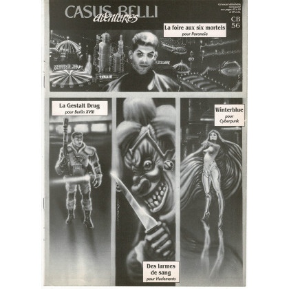 Casus Belli N° 56 - Encart de scénarios (premier magazine des jeux de simulation) 002