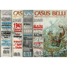 Lot Casus Belli N° 52-53-54-55 sans encarts (magazines de jeux de rôle)