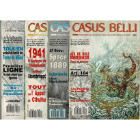 Lot Casus Belli N° 52-53-54-55 sans encarts (magazines de jeux de rôle)