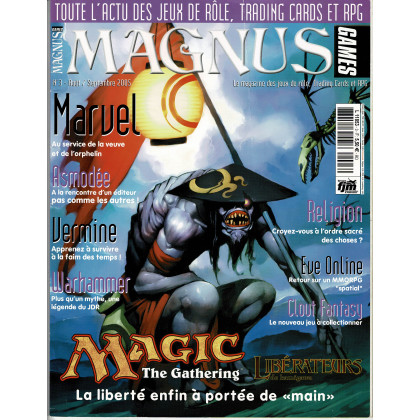 Magnus JdR N° 3 (magazine de jeux de rôles en VF) 001
