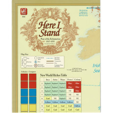 Here I Stand - Carte en papier (wargame de GMT en VO)