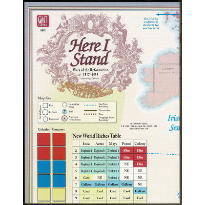 Here I Stand - Carte deluxe en carton rigide (wargame de GMT en VO) 001