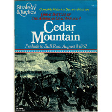 Strategy & Tactics N° 86 - Cedar Mountain 1862 (magazine de wargames & jeux de simulation en VO)