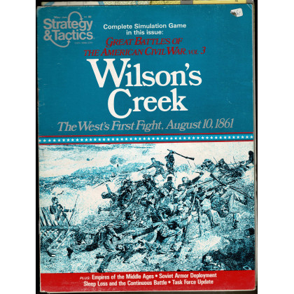 Strategy & Tactics N° 80 - Wilson's Creek Mountain 1861 (magazine de wargames & jeux de simulation en VO) 001