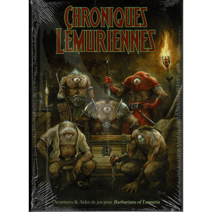 Chroniques Lémuriennes DECLASSE - Ecran, carte Lémurie et livre (jdr Barbarians of Lemuria Mythic en VF) 005