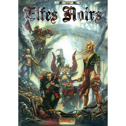 Elfes Noirs - Livret et aides de jeu (jeu de figurines fantastiques Demonworld en VF) 001