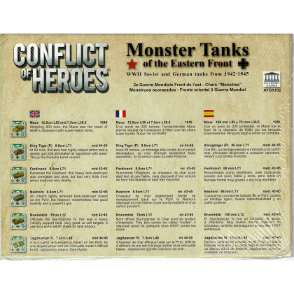 Conflict of Heroes - Monster Tanks (wargame Asyncron en VF/VO) 002