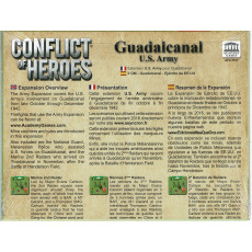 Conflict of Heroes - Guadalcanal U.S. Army (wargame Asyncron en VF/VO)
