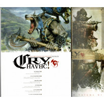 Cry Havoc Volume 01 & Aides de jeu (magazines Jeux de figurines Rackham en VF)