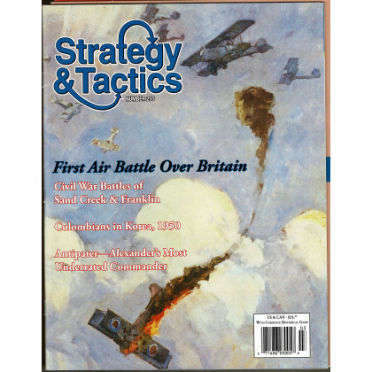 Strategy & Tactics N° 255 - First Air Battle over Britain 1917- 1918 (magazine de wargames en VO) 001