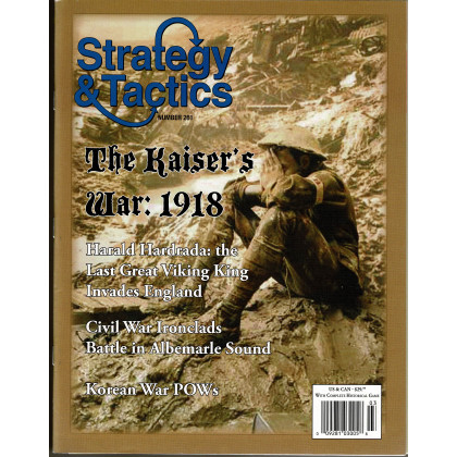 Strategy & Tactics N° 261 - The Kaiser's War 1918 (magazine de wargames en VO) 001
