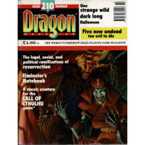 Dragon Magazine N° 210 (magazine de jeux de rôle en VO) 003