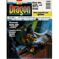 Dragon Magazine N° 209 (magazine de jeux de rôle en VO) 003