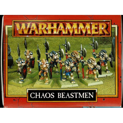Chaos Beastmen (boîte de figurines Warhammer de Games Workshop en VO) 001