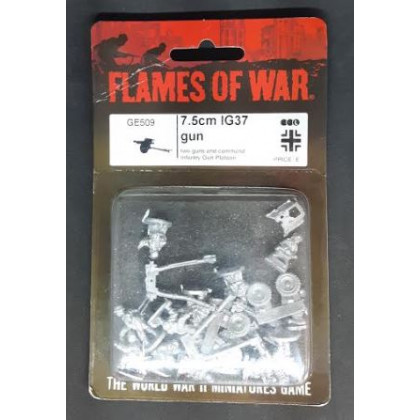 GE509 - 7.5 cm IG37 Gun (blister figurines Flames of War en VO) 001