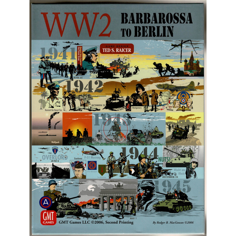 Jeu De Wargame PLAN BARBAROSSA – Descartes – Front Russe IIIe Reich – Vintage