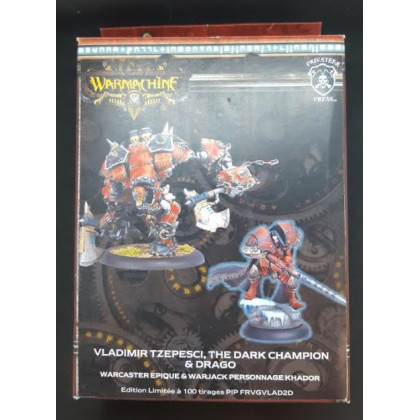 Khador - Vladimir Tzepesci, The Dark Champion & Drago (boîte édition limitée Warmachine en VO) 001