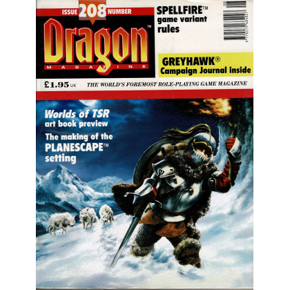 Dragon Magazine N° 208 (magazine de jeux de rôle en VO) 003