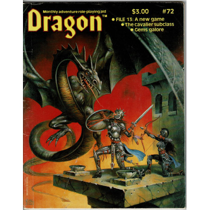 Dragon Magazine N° 72 (magazine de jeux de rôle en VO) 001