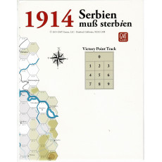 1914 Serbien muss sterbien - Carte en papier (wargame de GMT en VO)