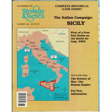 Strategy & Tactics N° 146 - The Italian Campaign : Sicily (magazine de wargames en VO)