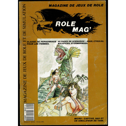 Rôle Mag' N° 4 (magazine de jeux de rôles et de simulation) 002