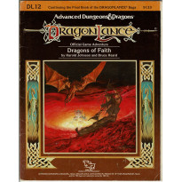 Dragonlance - DL12 Dragons of Faith (jdr AD&D 1ère édition en VO)