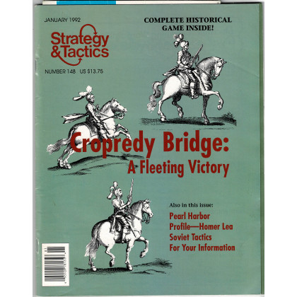 Strategy & Tactics N° 148 - Cropedy Bridge 1644 (magazine de wargames en VO) 001