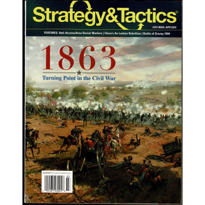 Strategy & Tactics N° 297 - 1863 Turning Point in the Civil War (magazine de wargames & jeux de simulation en VO) 001