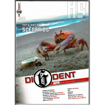 Di6dent N° 1 Hors-Série Scénarios (magazine de jeux de rôle et de culture rôliste) 001