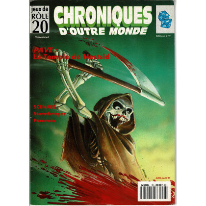 Chroniques d'Outre Monde N° 20 (magazine de jeux de rôles) 001