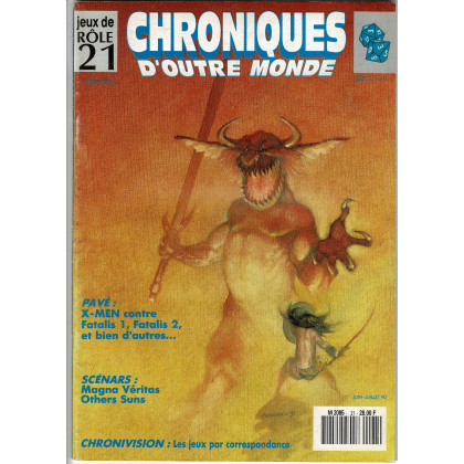 Chroniques d'Outre Monde N° 21 (magazine de jeux de rôles) 001